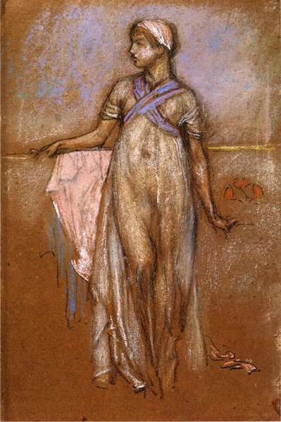 The Greek Slave Girl (or Variations in Violet and Rose) by James Abbott McNeill Whistler