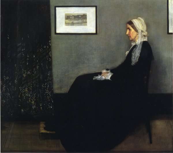 Arrangement in Grey and Black- Portrait of the Artist's Mother 1871 by James Abbott McNeill Whistler