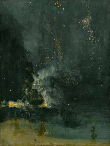 Nocturne in Black and Gold, The Falling Rocket by James Abbott McNeill Whistler