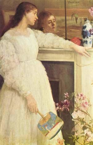James Abbott McNeill Whistler - Symphony in White Number 2- The Little White Girl  1864