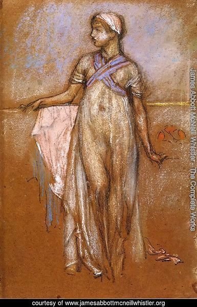 The Greek Slave Girl (or Variations in Violet and Rose)