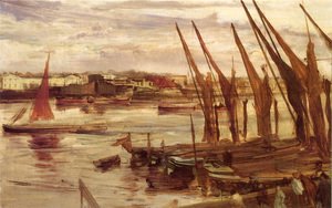 James Abbott McNeill Whistler - Battersea Reach