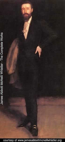 James Abbott McNeill Whistler - Arrangement in Black: Portrait of F.R. Leyland