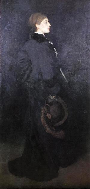 James Abbott McNeill Whistler - Arrangement in Brown and Black: Portrait of Miss Rosa Corder