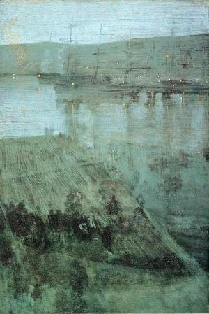 James Abbott McNeill Whistler - Nocturne in Blue and Gold: Valparaiso Bay