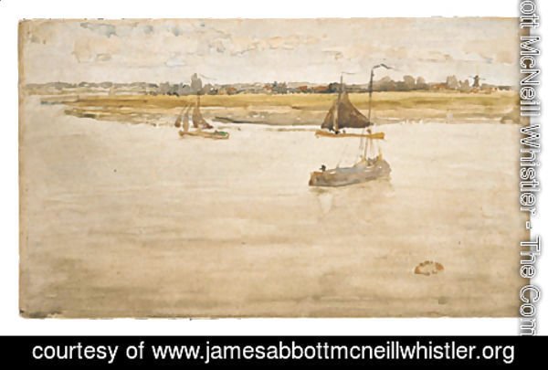 James Abbott McNeill Whistler - Gold and Brown: Dordrecht
