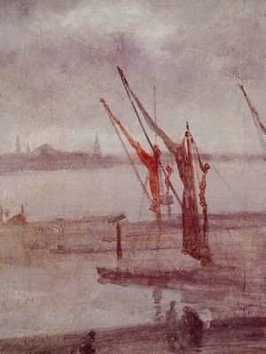James Abbott McNeill Whistler - Chelsea Wharf: Grey and Silver