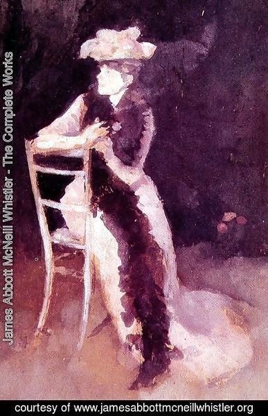 James Abbott McNeill Whistler - Rose and Silver: Portrait of Mrs Whibley