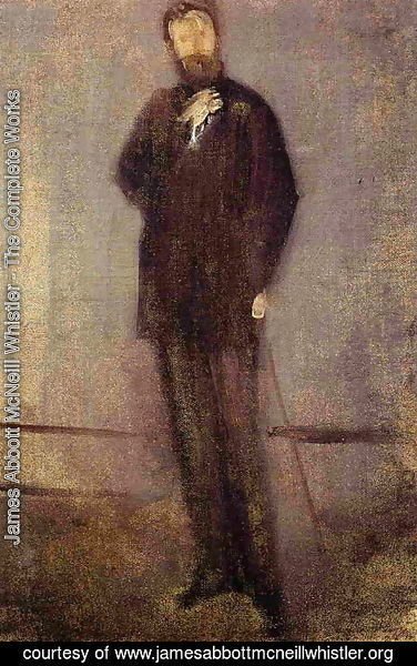 James Abbott McNeill Whistler - Study for the Portrait of F. R. Leyland