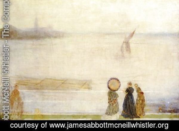 James Abbott McNeill Whistler - Battersea Reach from Lindsey Houses