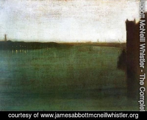 James Abbott McNeill Whistler - Nocturne: Grey and Gold - Westminster Bridge