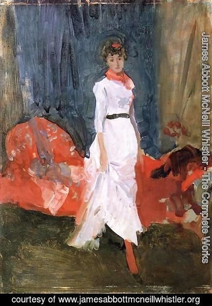 James Abbott McNeill Whistler - Arrangement in Pink, Red and Purple
