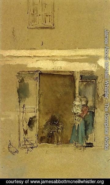 James Abbott McNeill Whistler - The Open Door