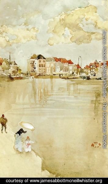 James Abbott McNeill Whistler - Note in Gold and Silver - Dordrecht