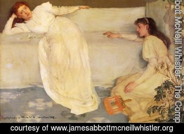 James Abbott McNeill Whistler - Symphony in White, No. 3