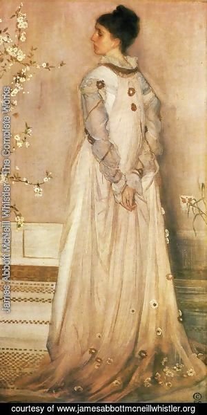 James Abbott McNeill Whistler - Symphony in Flesh Colour and Pink: Portrait of Mrs. Frances Leyland
