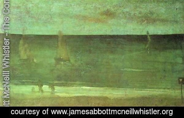 James Abbott McNeill Whistler - Nocturne: Blue and Silver - Bognor