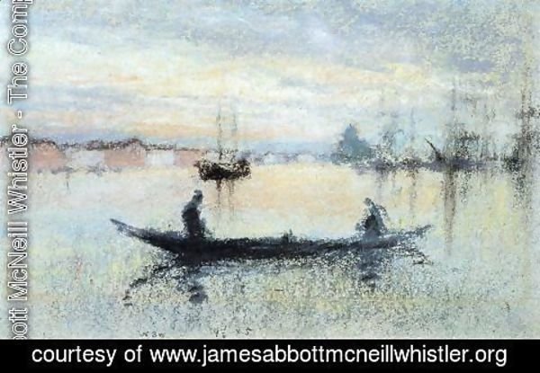 James Abbott McNeill Whistler - Note in Flesh Colour: The Guidecca
