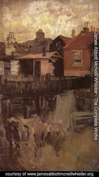 James Abbott McNeill Whistler - The Little Red House