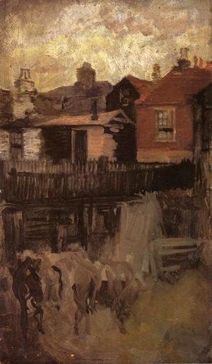 James Abbott McNeill Whistler - The Little Red House