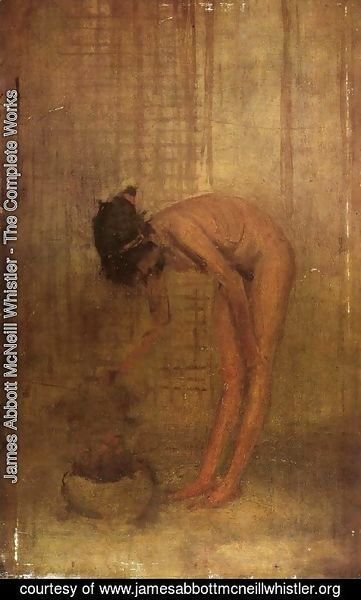 James Abbott McNeill Whistler - Nude Girl with a Bowl