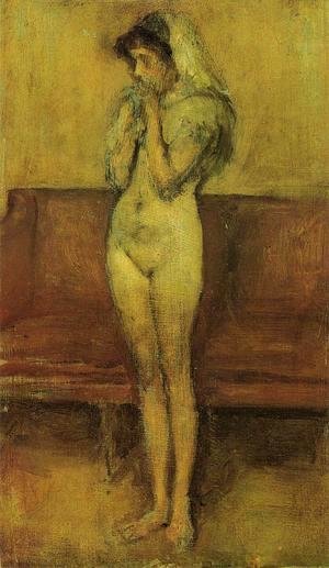 James Abbott McNeill Whistler - Rose and Brown: La Cigale