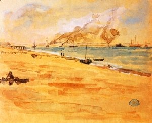 James Abbott McNeill Whistler - Study for "Mouth of the River"
