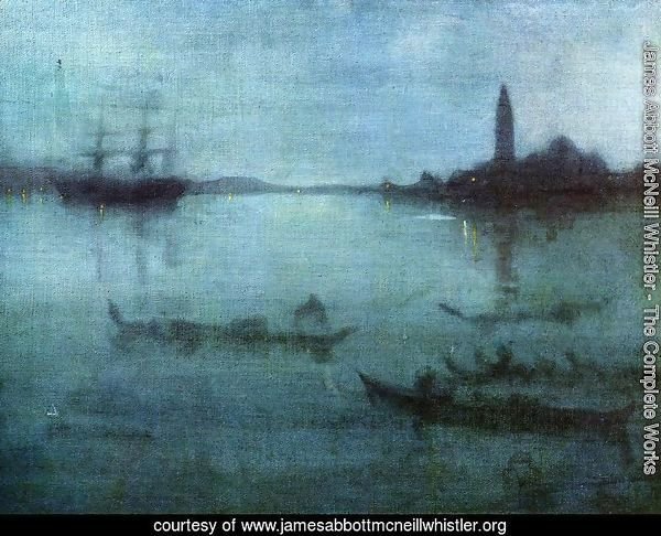 Nocturne in Blue and Silver, The Lagoon, Venice