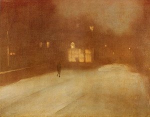 James Abbott McNeill Whistler - Nocturne, Grey and Gold