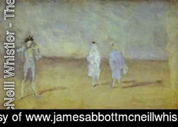 James Abbott McNeill Whistler - Harmony In Blue The Duet 1878