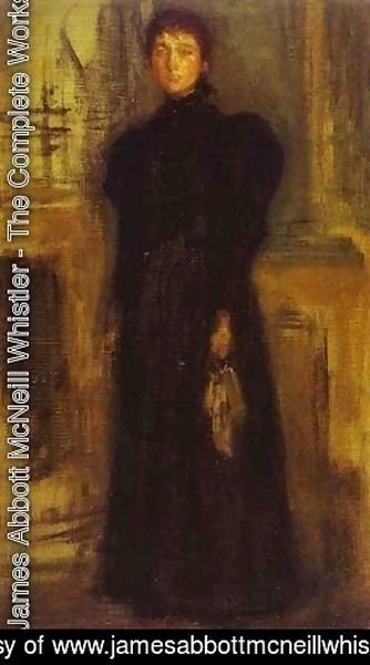 James Abbott McNeill Whistler - Miss Rosalind Birnie Philip Standing 1897