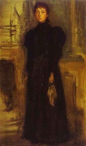 James Abbott McNeill Whistler - Miss Rosalind Birnie Philip Standing 1897