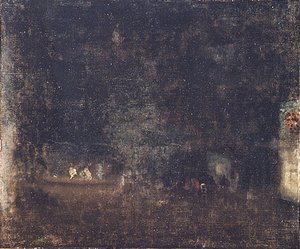 James Abbott McNeill Whistler - Nocturne in Green and Gold 1877