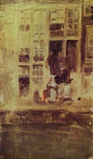 James Abbott McNeill Whistler - The Grey House 1889