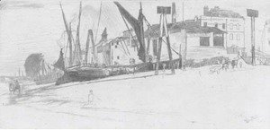 James Abbott McNeill Whistler - Chelsea wharf