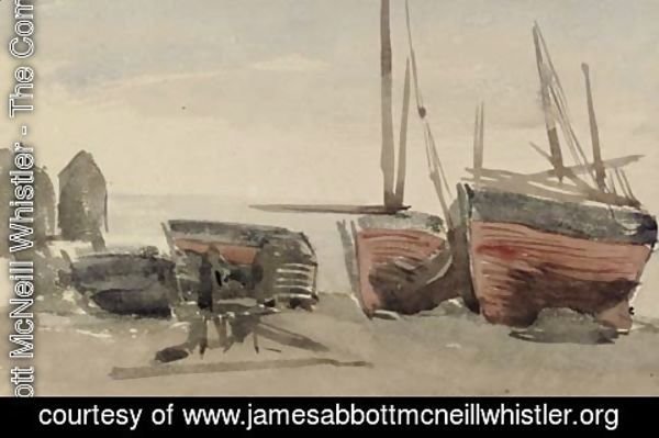 James Abbott McNeill Whistler - Hastings fishing boats