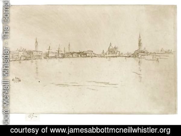 James Abbott McNeill Whistler - La Salute Dawn