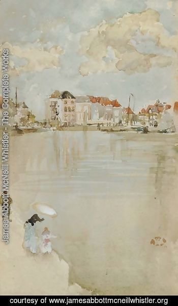 James Abbott McNeill Whistler - Note in Rose and Silver--Dordrecht