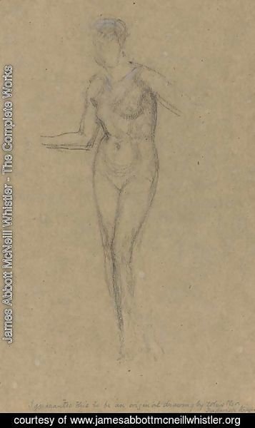James Abbott McNeill Whistler - Nude Standing
