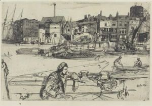 James Abbott McNeill Whistler - Black Lion Wharf 3