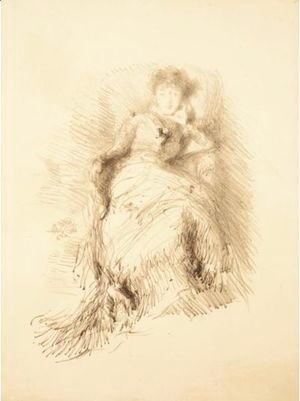 James Abbott McNeill Whistler - Study of woman