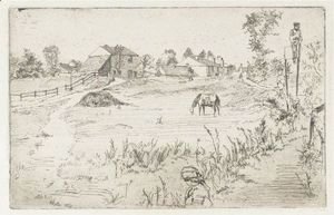 James Abbott McNeill Whistler - Landscape With The Horse