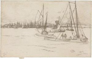 James Abbott McNeill Whistler - Amsterdam, From The Tolhuis