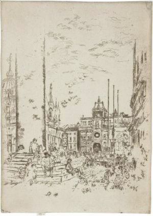 James Abbott McNeill Whistler - The Piazzetta