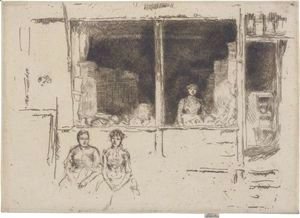 James Abbott McNeill Whistler - Melon-Shop, Hounsditch