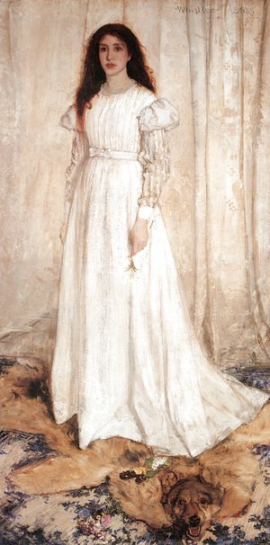 James Abbott McNeill Whistler - Symphony in White, Number 1- The White Girl, 1862