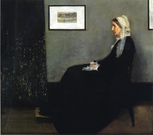 Arrangement in Grey and Black- Portrait of the Artist's Mother  1871