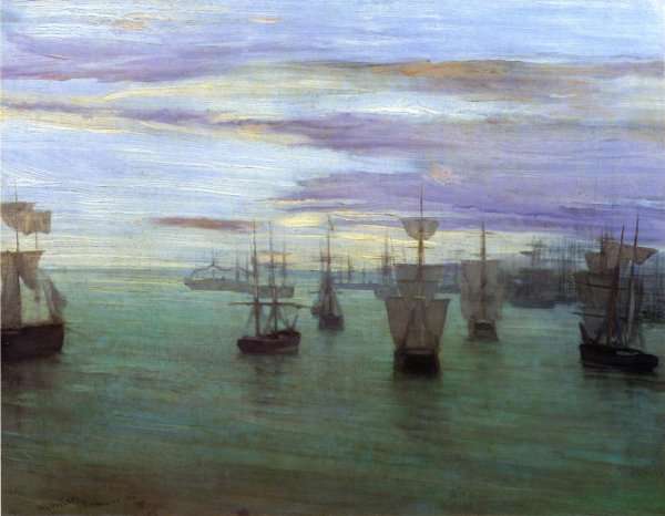Crepuscule in Flesh Colour and Green: Valparaiso by James Abbott McNeill Whistler