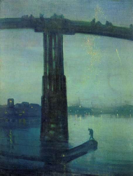 Nocturne in blue and green by James Abbott McNeill Whistler