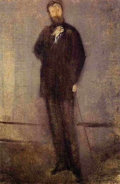 Study for the Portrait of F. R. Leyland by James Abbott McNeill Whistler